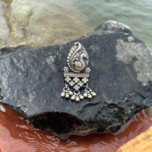 Peacock motif ring